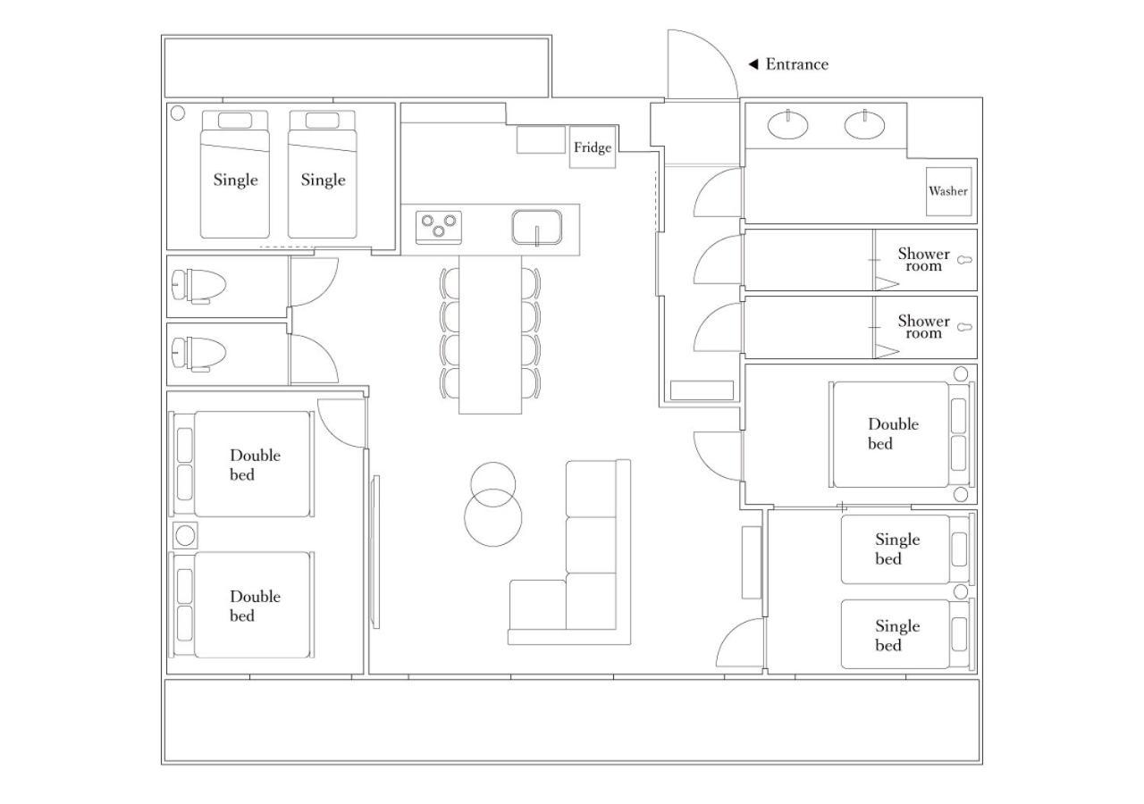 Apartmán Eni Taniroku Ósaka Exteriér fotografie